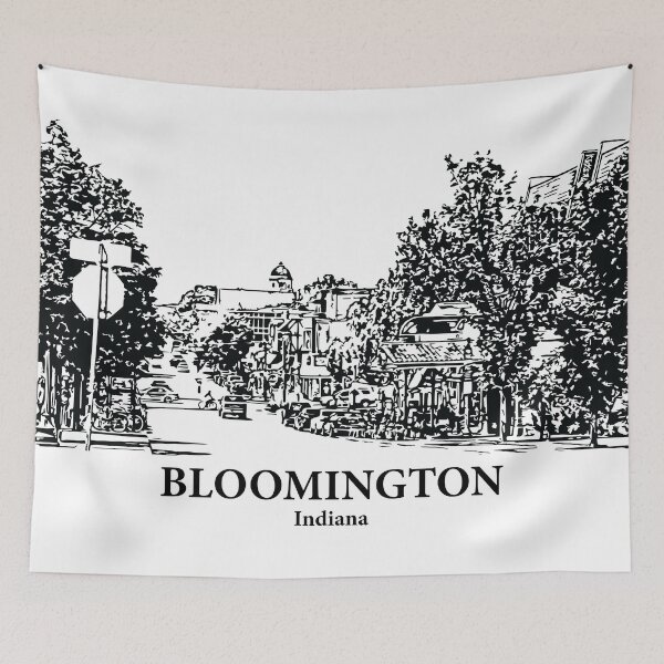 Item preview, Bloomington - Indiana designed and sold by Lakeric Cityscapes.
