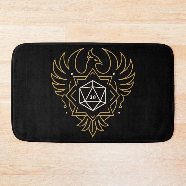 Item preview, Phoenix Sacred Symbol D20 Dice Minimalist Tabletop RPG designed and sold by pixeptional.