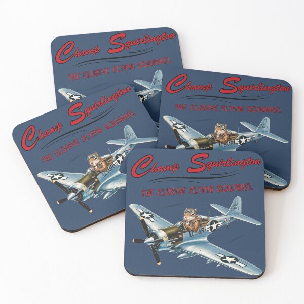 Item preview, Vintage Aviation Squirrel Pilot Humor designed and sold by Uniquely Yours.