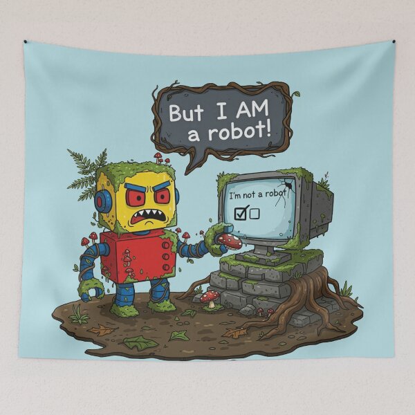 Item preview, An Ironic Twist on a Digital Dilemma designed and sold by kornkobart.