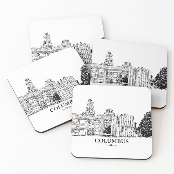Item preview, Columbus - Indiana designed and sold by Lakeric Cityscapes.