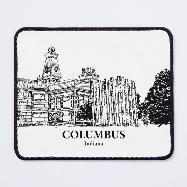 Item preview, Columbus - Indiana designed and sold by Lakeric Cityscapes.