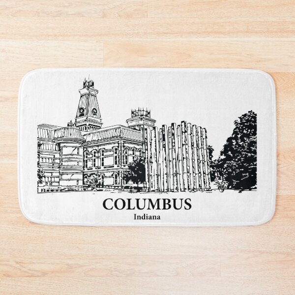 Item preview, Columbus - Indiana designed and sold by Lakeric Cityscapes.