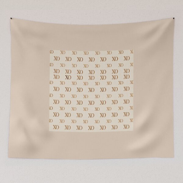Item preview, XO Monogram Grid  designed and sold by Vibrant Threads.