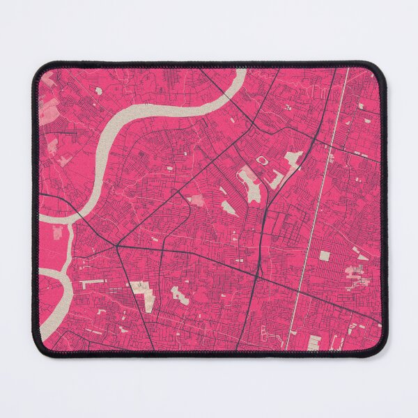 Item preview, Pak Kret City Map of Thailand - Blossom designed and sold by deMAP.
