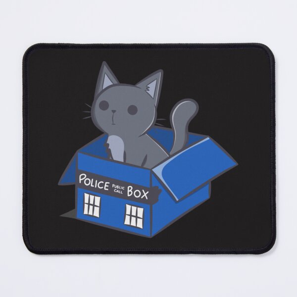 Item preview, Cat In A Blue Box  designed and sold by SavareeHuggins4.