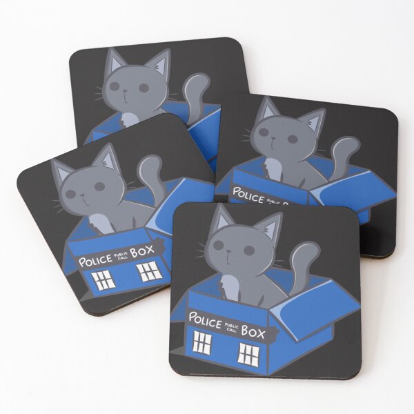 Item preview, Cat In A Blue Box  designed and sold by SavareeHuggins4.