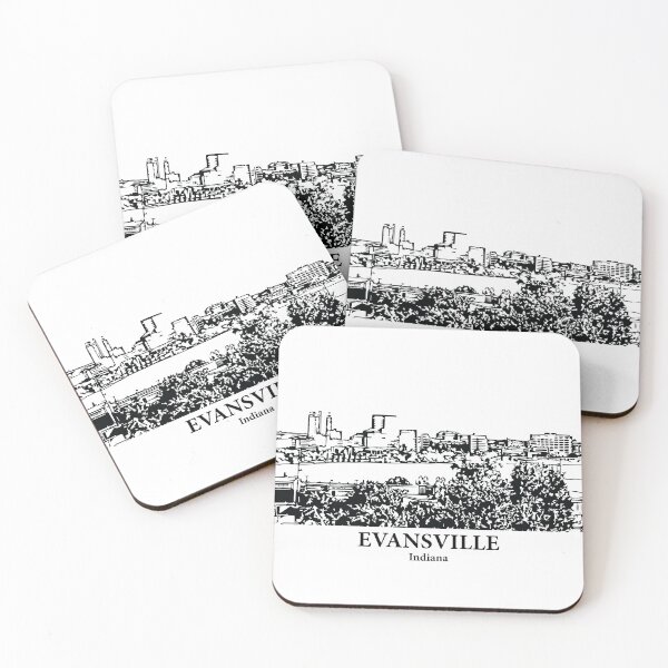 Item preview, Evansville - Indiana designed and sold by Lakeric Cityscapes.
