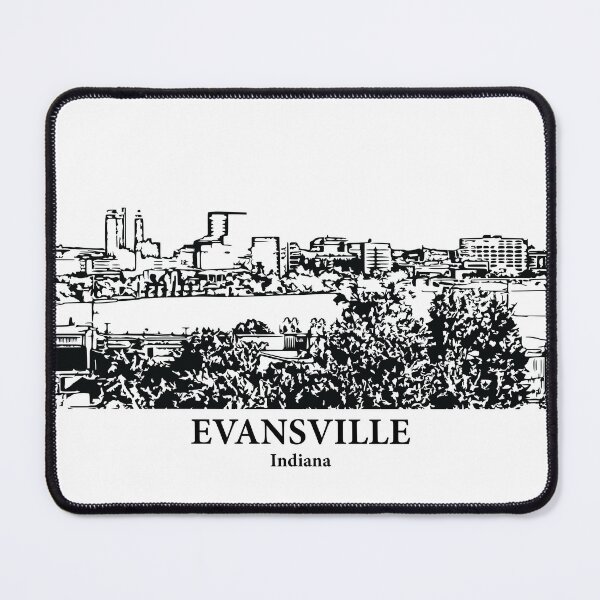 Item preview, Evansville - Indiana designed and sold by Lakeric Cityscapes.