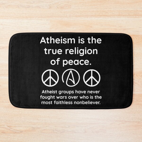 Item preview, Atheism= peace  designed and sold by Rachel the Artist .