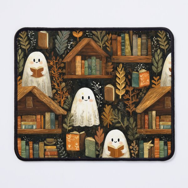 Item preview, Cozy Ghost Library Reading Pattern designed and sold by joannejgg.