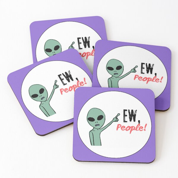 Item preview, Alien 'Ew People'  designed and sold by AnchorManShop.