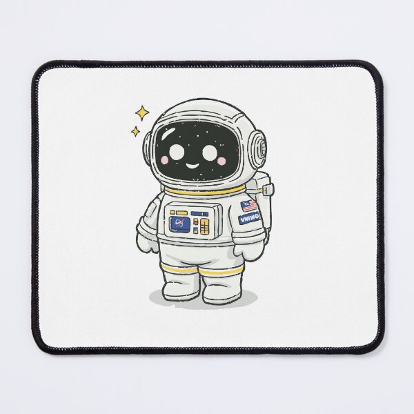 Item preview, Cute Astronaut Smiling Space Explorer designed and sold by AGraphic11.