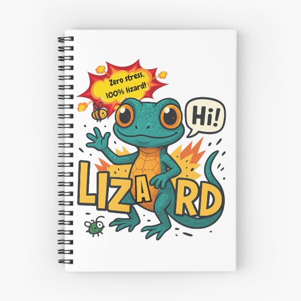 Item preview, Happy Lizard Vibes – Zero Stress, 100% Lizard designed and sold by koreaInPrint.