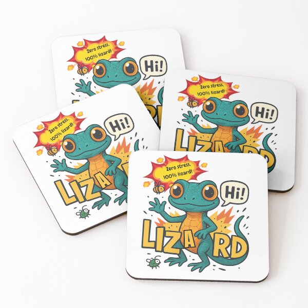 Item preview, Happy Lizard Vibes – Zero Stress, 100% Lizard designed and sold by koreaInPrint.