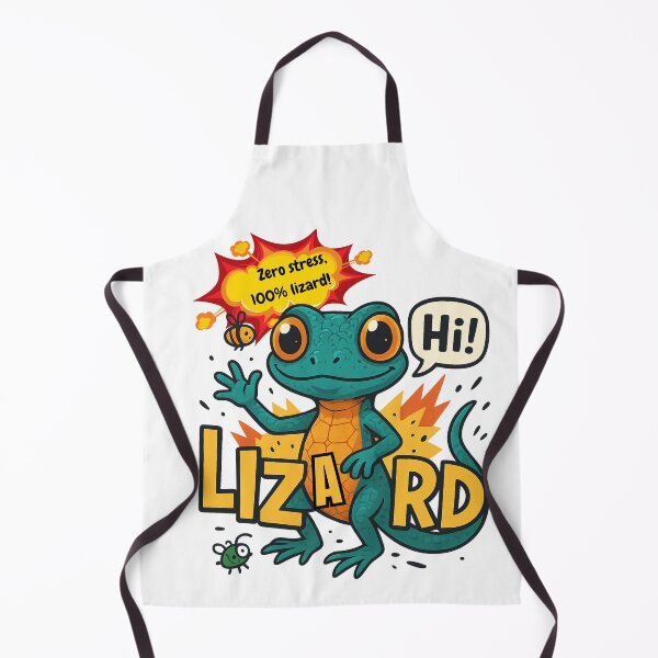 Item preview, Happy Lizard Vibes – Zero Stress, 100% Lizard designed and sold by koreaInPrint.