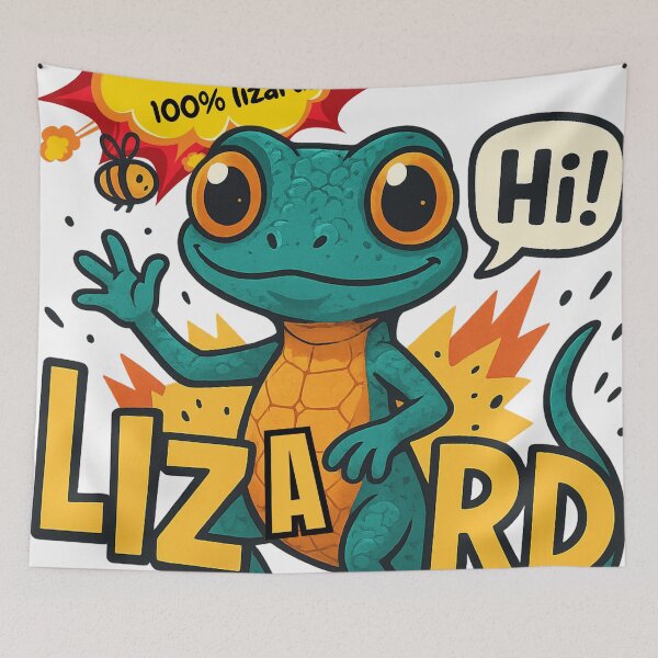Item preview, Happy Lizard Vibes – Zero Stress, 100% Lizard designed and sold by koreaInPrint.