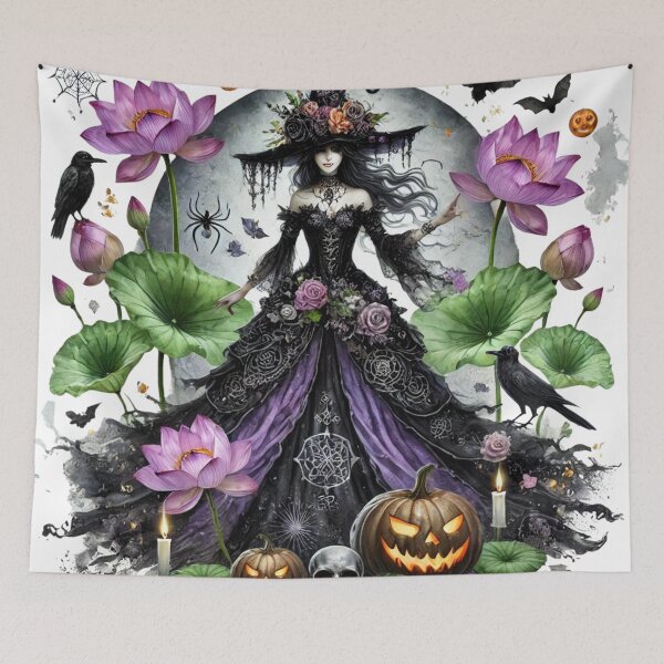 Item preview, Selvaria Noctis - The Lotus of Shadows designed and sold by Dream Bloom Gallery.