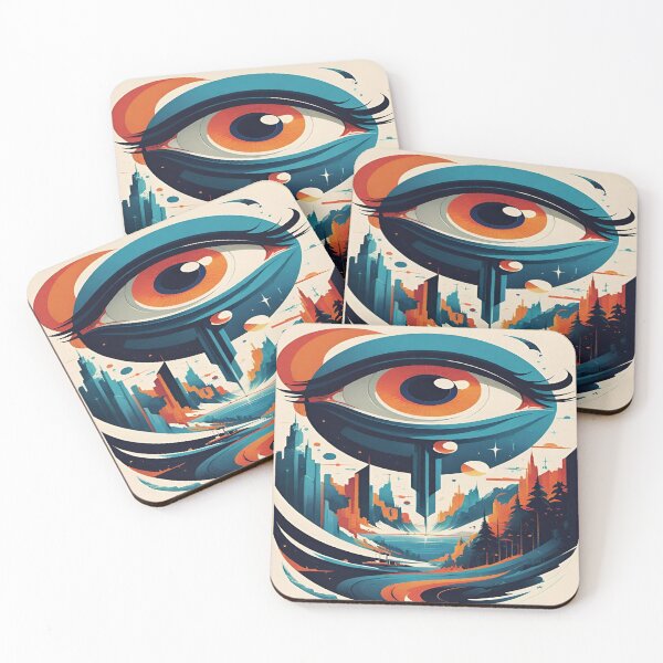 Item preview, Pretty human eye with nature landscape. designed and sold by DaliaSabryTee.