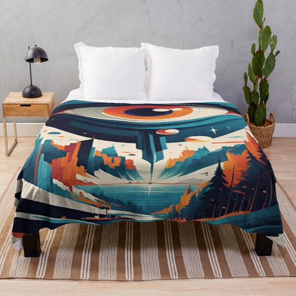Item preview, Pretty human eye with nature landscape. designed and sold by DaliaSabryTee.