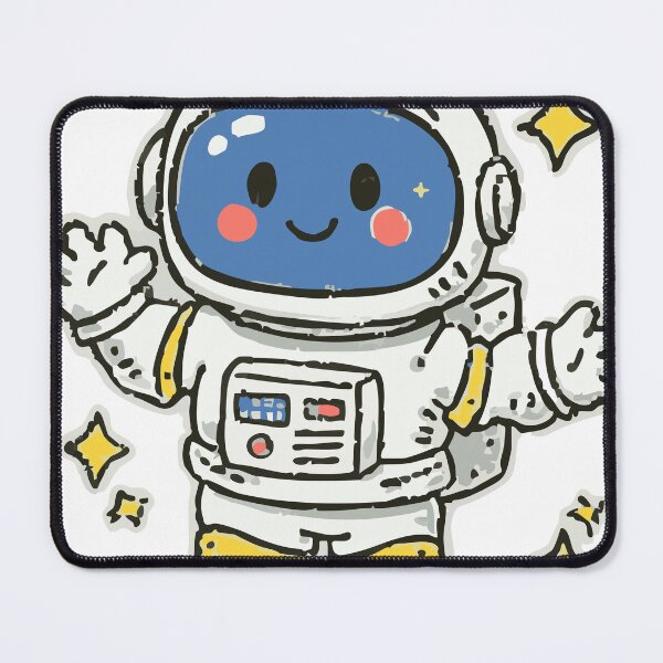 Item preview, Happy Little Astronaut Cartoon Drawing designed and sold by AGraphic11.