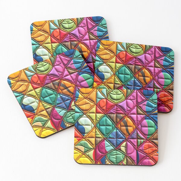 Item preview, Colorful Quilting Pattren - Quilting Lover - Funny Quilter designed and sold by Wiss2Arts.