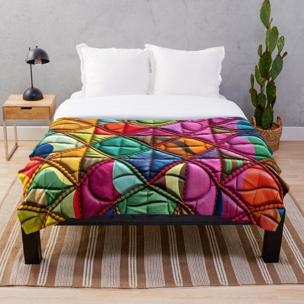 Item preview, Colorful Quilting Pattren - Quilting Lover - Funny Quilter designed and sold by Wiss2Arts.