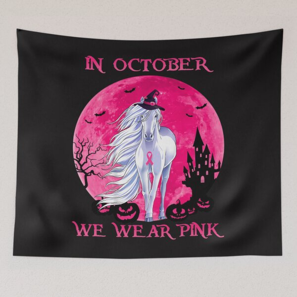 Item preview, Horse In October We Wear Pink Halloween designed and sold by NicholasMorena.