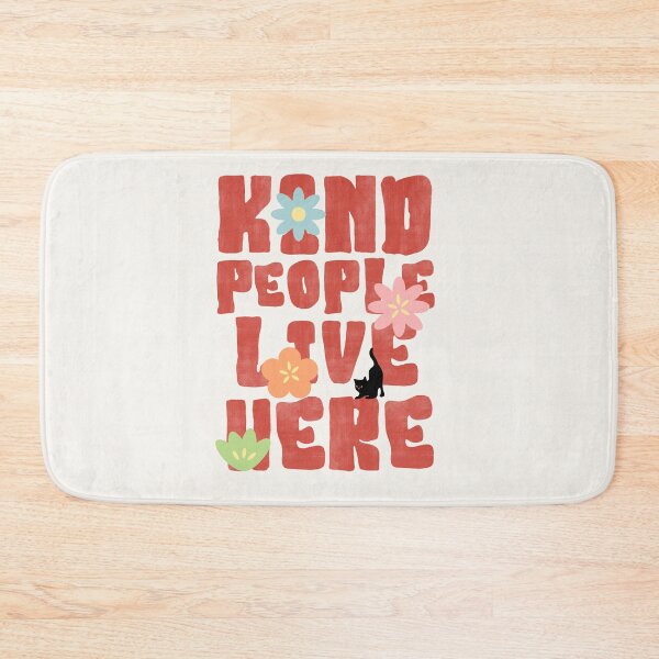 Item preview, Kind People Live Here Flower Decor designed and sold by SmolSummer.Homie.