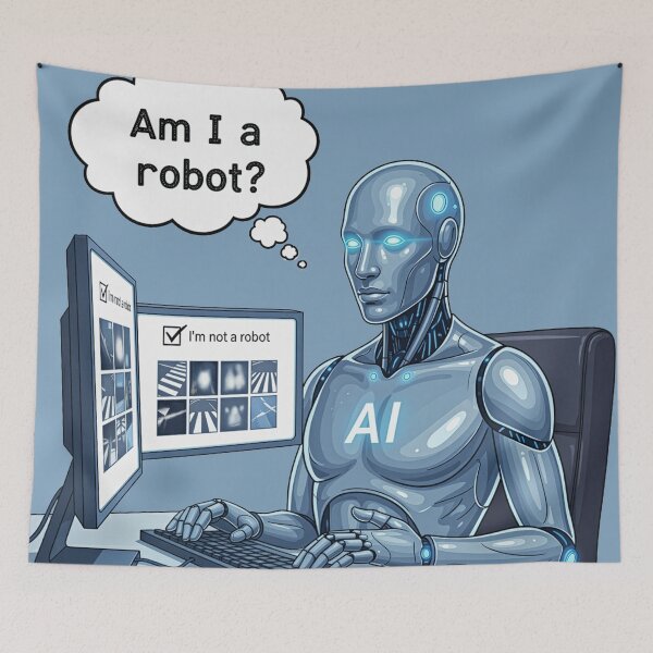 Item preview, Human vs. AI: The Captcha Challenge designed and sold by kornkobart.