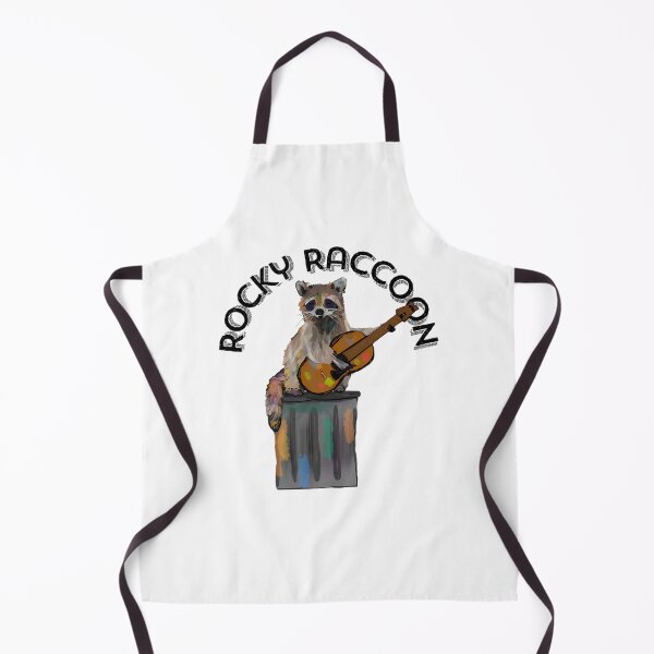 Item preview, Rocky Raccoon Guitar playing Raccoon Beatles - text   designed and sold by BillyBradya.