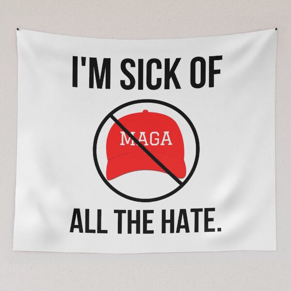 Item preview, I’m sick of all the hate.  designed and sold by Rachel the Artist .