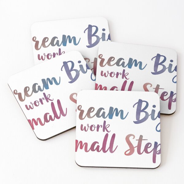 Item preview, Dream big work small steps  designed and sold by TheGraphicaLab.