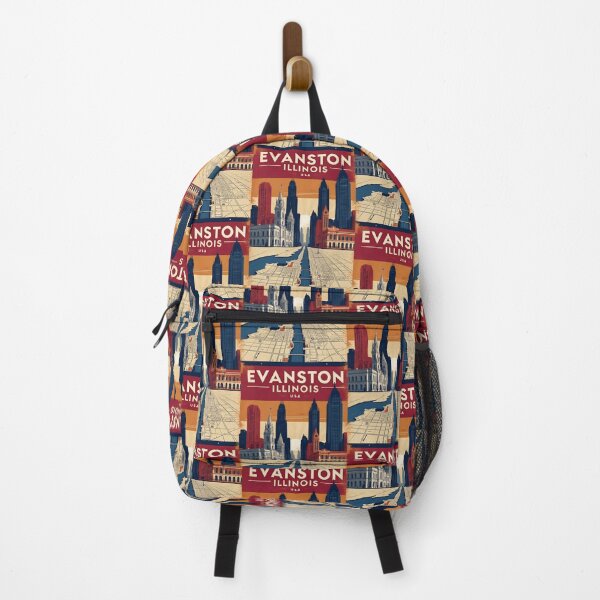 Item preview, Evanston Illinois 1950s USA Vintage Travel Tourism designed and sold by TravelersGems.