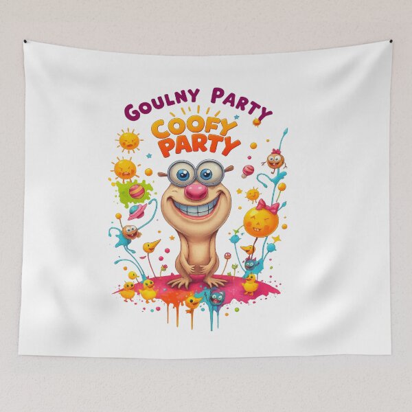 Item preview, Goofy Party – Funny Cartoon Character with Crazy Smile designed and sold by PixelMusex.
