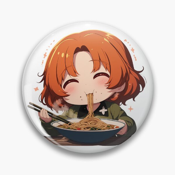 Item preview, Orange Pekoe Girls und Panzer Anime Ramen Kawaii Happy Chibi designed and sold by Spraykart.