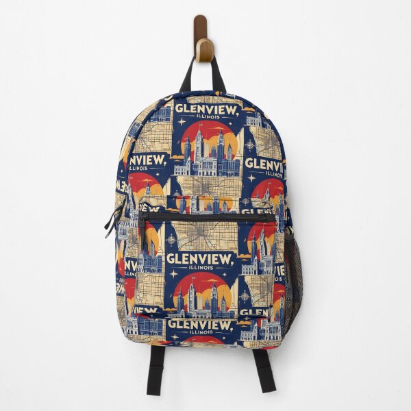 Item preview, Glenview Illinois 1950s USA Vintage Travel Tourism designed and sold by TravelersGems.
