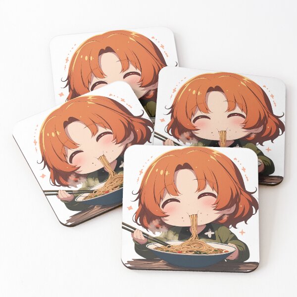Artikelvorschau, Orange Pekoe Girls und Panzer Anime Ramen Kawaii Happy Chibi entworfen und verkauft von Spraykart.