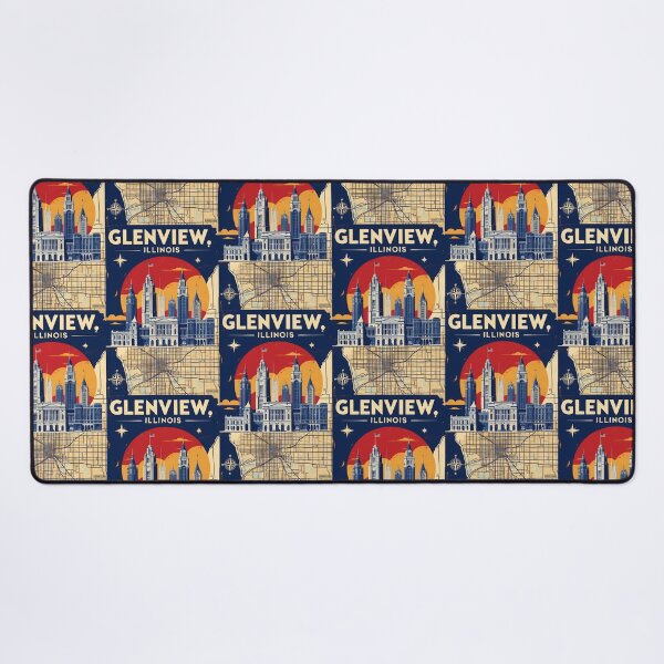 Item preview, Glenview Illinois 1950s USA Vintage Travel Tourism designed and sold by TravelersGems.