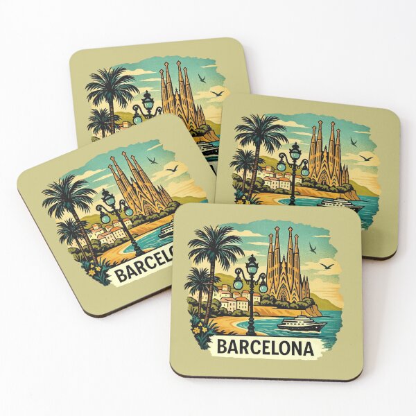 Item preview, Barcelona - Spain's Mediterranean Jewel designed and sold by Myra365Art.