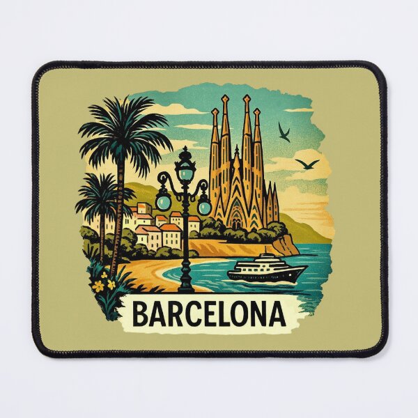 Item preview, Barcelona - Spain's Mediterranean Jewel designed and sold by Myra365Art.
