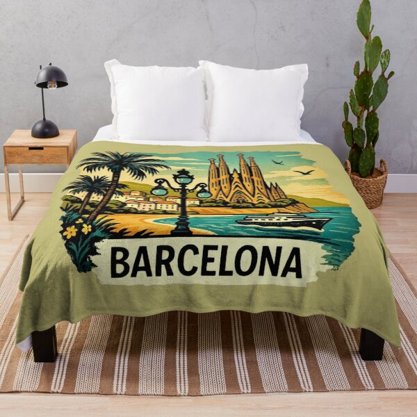 Item preview, Barcelona - Spain's Mediterranean Jewel designed and sold by Myra365Art.