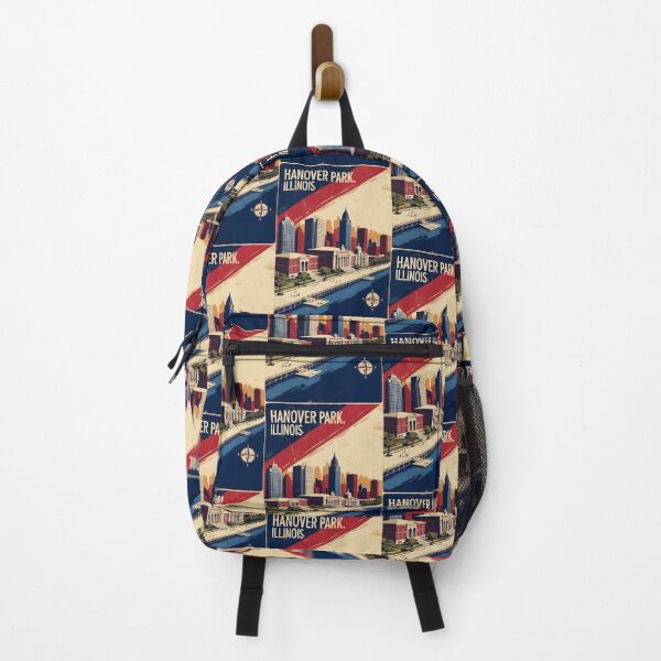 Item preview, Hanover Park Illinois 1950s USA Vintage Travel Tourism designed and sold by TravelersGems.