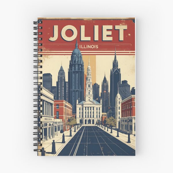 Item preview, Joliet Illinois 1950s USA Vintage Travel Tourism designed and sold by TravelersGems.