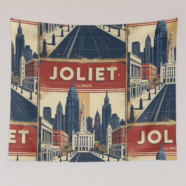 Item preview, Joliet Illinois 1950s USA Vintage Travel Tourism designed and sold by TravelersGems.
