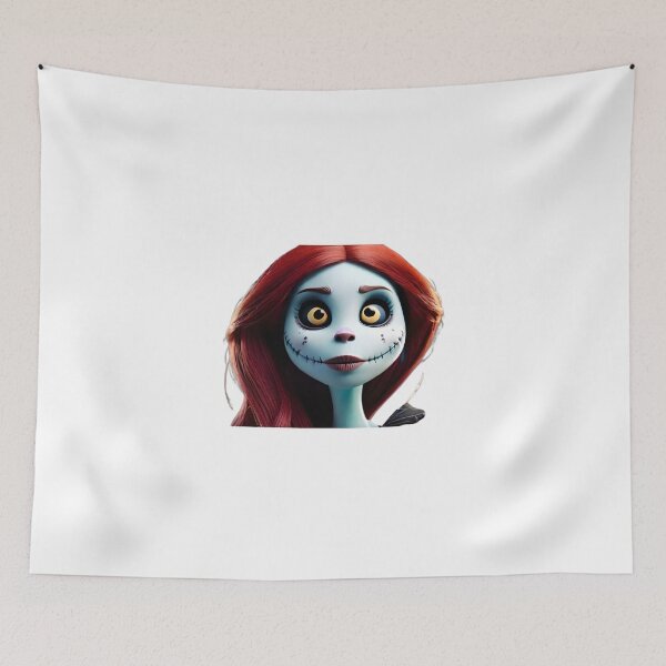 Item preview, Creepy Cute Doll Face | Spooky Halloween  Girl Art designed and sold by Think & learn co.