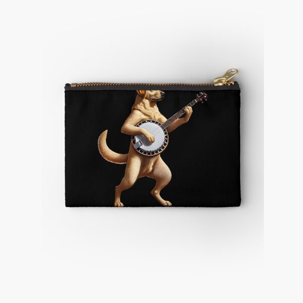 Item preview, Labrador Retriever Playing Banjo Player Dog Lover designed and sold by Kimberley King Art  King Art.