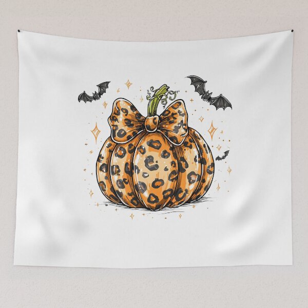 Item preview, Leopard Pumpkin, Ghost Boo designed and sold by Matsmalmquist.