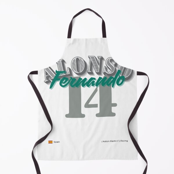 Item preview, Fernando Alonso Formula 1 Racing Driver #14 designed and sold by heyhuecreatives.
