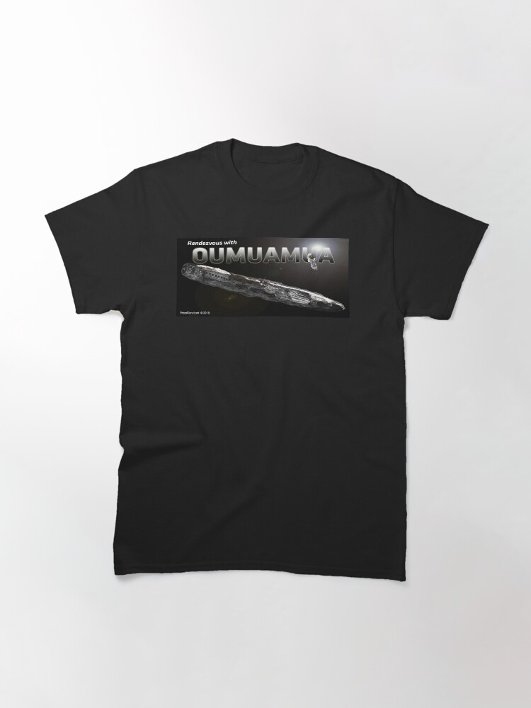 Thumbnail 2 of 7, Classic T-Shirt, Rendezvous with Oumuamua designed and sold by EyeMagined.